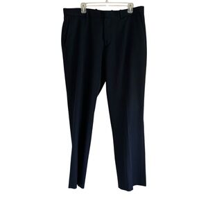 Perry Ellis Portfolio Folio-Flex Size 36 Navy Blue Dress Pants